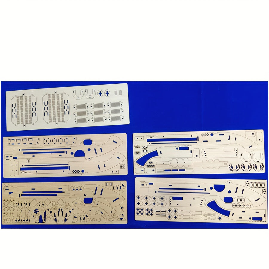 Kit de Construction de Modèle de Fusil En Bois 3D Avec Élastique, Pour Adultes, Jouet Pour Adultes, Puzzle En Bois Pour Enfants Et Adultes, Jouet Amusant Pour Hommes Et Femmes