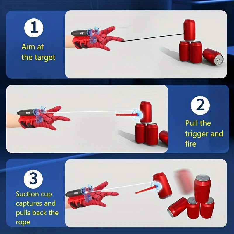 Un lanceur de boules molles, idéal pour jouer en extérieur, des jouets imaginatifs, parfait pour offrir des cadeaux pour les anniversaires, les fêtes et les cadeaux de Noël !