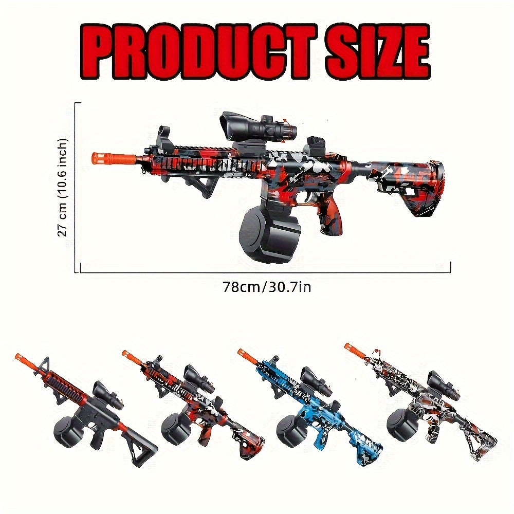 Pistolet Blaster, Blaster à billes électriques, Pistolet jouet haute performance, Jouets de tir à billes rechargeables pour activités de plein air, Jeu de tir, Cadeaux de fête. Cadeaux de Noël et du Nouvel An.